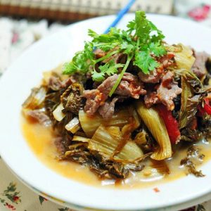 BÒ XÀo DƯa Chua 1