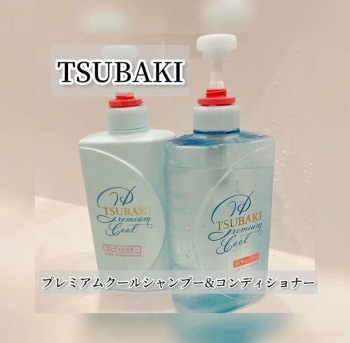 Bộ dầu gội xả SHISEIDO TSUBAKI COOL mát lạnh (xanh)