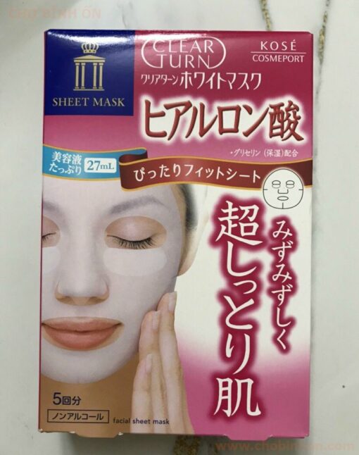 Mặt nạ Dưỡng ẩm Kose Clear Turn White Mask