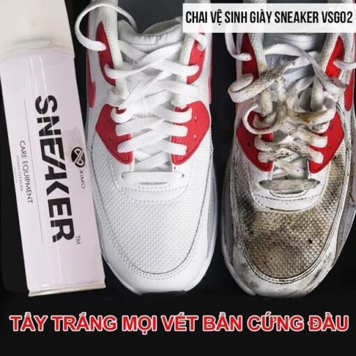 Chai xịt bọt vệ sinh giày Sneaker