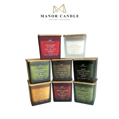 Sáp thơm Manor Candle - Size 7.4oz 230g - An Toàn không khói