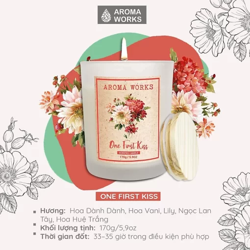 Nến Thơm Thiên Nhiên Mùa Hè Aroma Works Natural Scented Candle