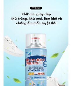 Chai xịt khử mùi giày dép Nano bạc 2