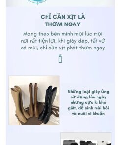 Chai xịt khử mùi giày dép Nano bạc 5