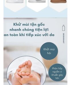 Chai xịt khử mùi giày dép Nano bạc 8